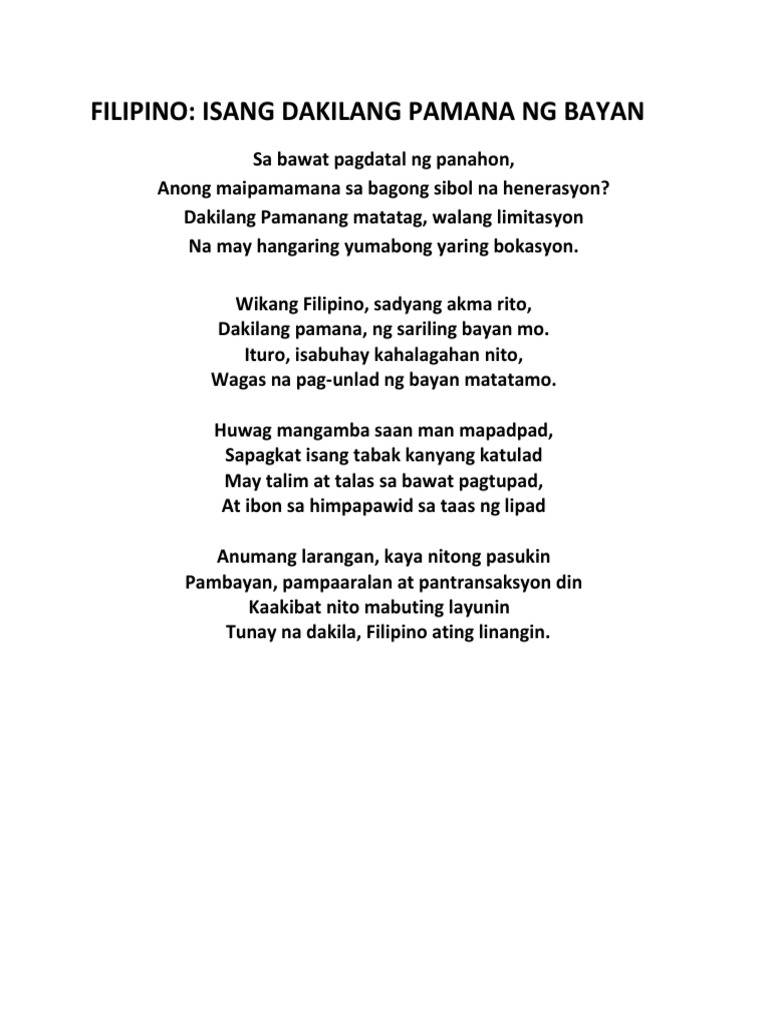 Tula Wika Ng Saliksik