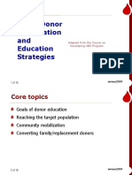 3) Donor Information and Education Strategies..MMV