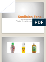 Koefisien Fenol