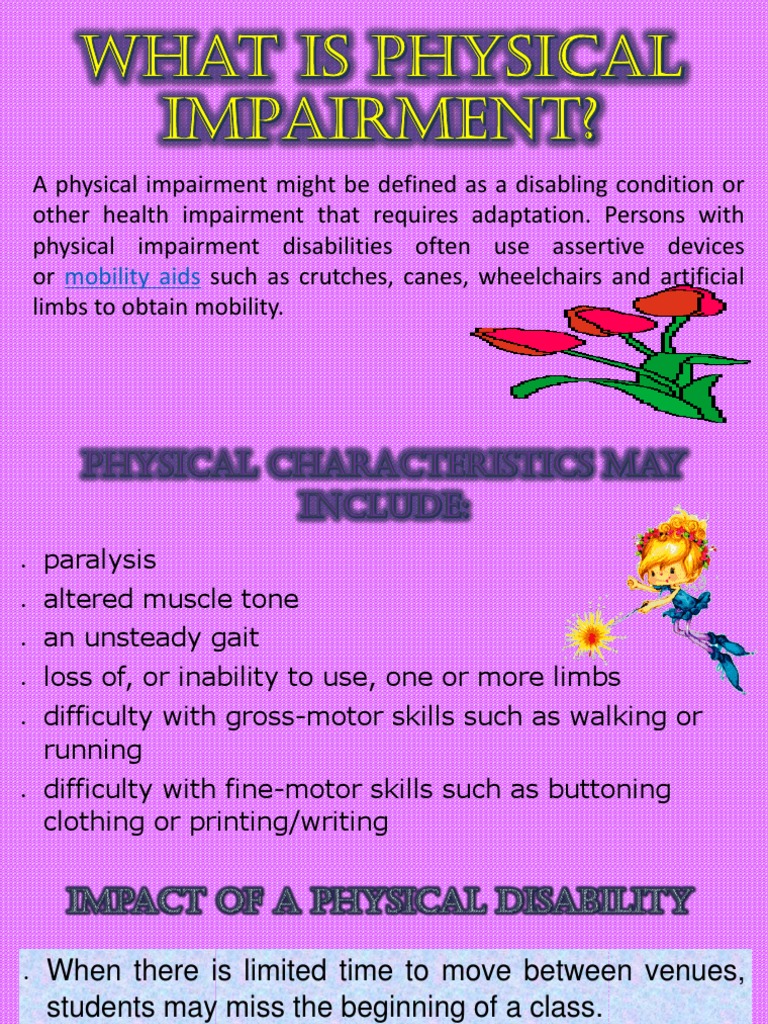 Physical Impairment | PDF