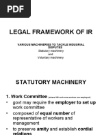 Legal Framework of Industrial Relations