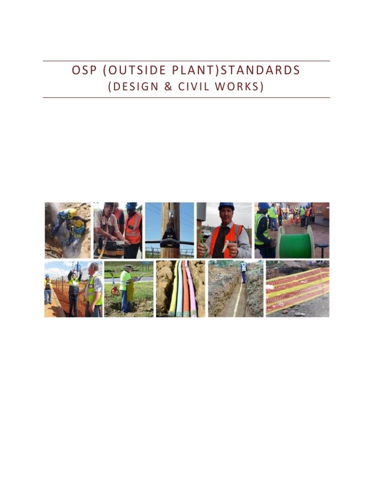 OSP Design and Standards Overview | PDF | Personal Protective Equipment ...
