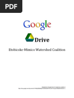 Drive: Etobicoke-Mimico Watershed Coalition