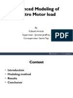 Advanced Modelling of Electro-Motor Load