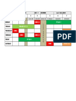 Time Table for II Sem