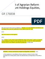 Department of Agrarian Reform vs. Paramount Holdings Equities, Inc. GR 176838