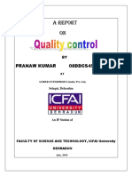 57578556 Project on Quality Control in Pharmaceutical Company