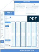 PRC Answer Sheet PDF
