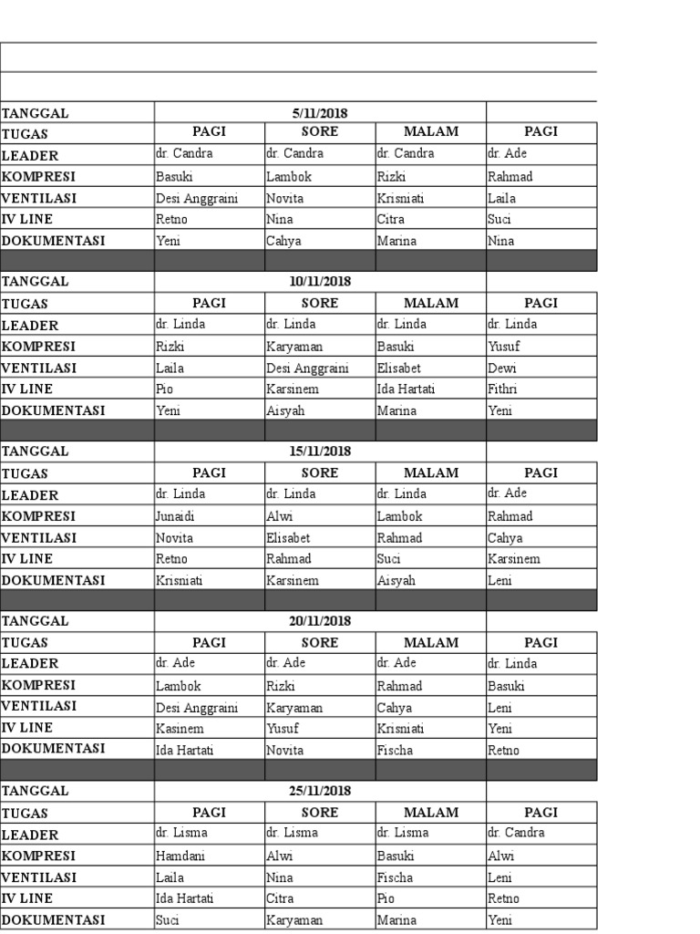 Jadwal Code Blue | PDF | Griya & Taman | Agama & Spiritualitas