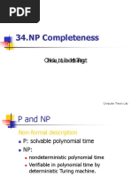 34 NP Completeness