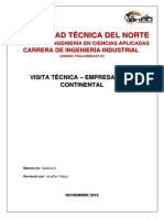 Informe de La Gira_Empresa ARCA CONTINENTAL