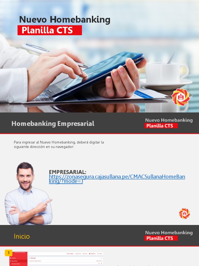 Nuevo Homebanking Planilla CTS PDF | PDF | Tecnología digital | Informática