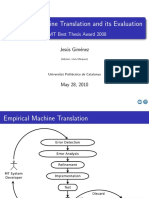 Machine Translation Thesis PDF