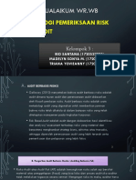 Metode Pemeriksaan Risk Based Audit Kuliat Audit Lanjutan