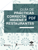 Guía de Prácticas Correctas de Higiene para Restaurantes