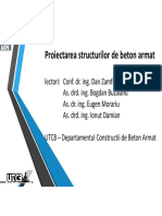 Proiectarea Structurilor de Beton Armat