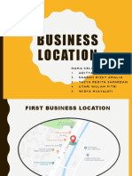 Business Location: Namakelompok: Adityaperdana Saarahrizkyamalia Tazyaregitasapardan Utariwulanfitri Widyamulyajati