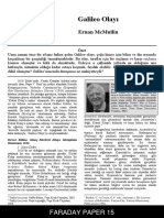 Galile İslam Bilim Faraday Paper 15 McMullin - TURK PDF