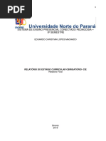 Relatorio Gestão 8 Semestre