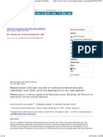 Redescripción y Nuevos Registros de Nematomorpha (Gordiida) de Chile Con La Descripción de Dos Nuevas Especies