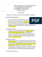 Revisión del Pontifical Romano