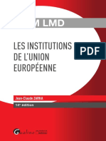 Partiels 2018 Lextenso Étudiant Jour 3 - L3 - Droit de l'Union européenne (Gualino - QCM LMD)