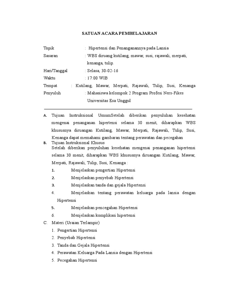 Doc Sap Hipertensi Doc Eka Sulis Academia Edu