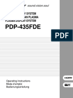 Pdp-435fde Manual en FR de