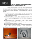 SAF Separador de Oleo Suplementar Na PCV