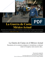 2015 10 30 La Guerra de Castas en El Mexico Actual