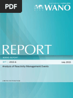 Analysis of Reactivity Management Events