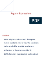 Regular Expressions for Validating Mobile Numbers and Other Strings