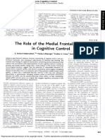 The Role of The Posterior Medial Frontal Cortex in Cognitive Control