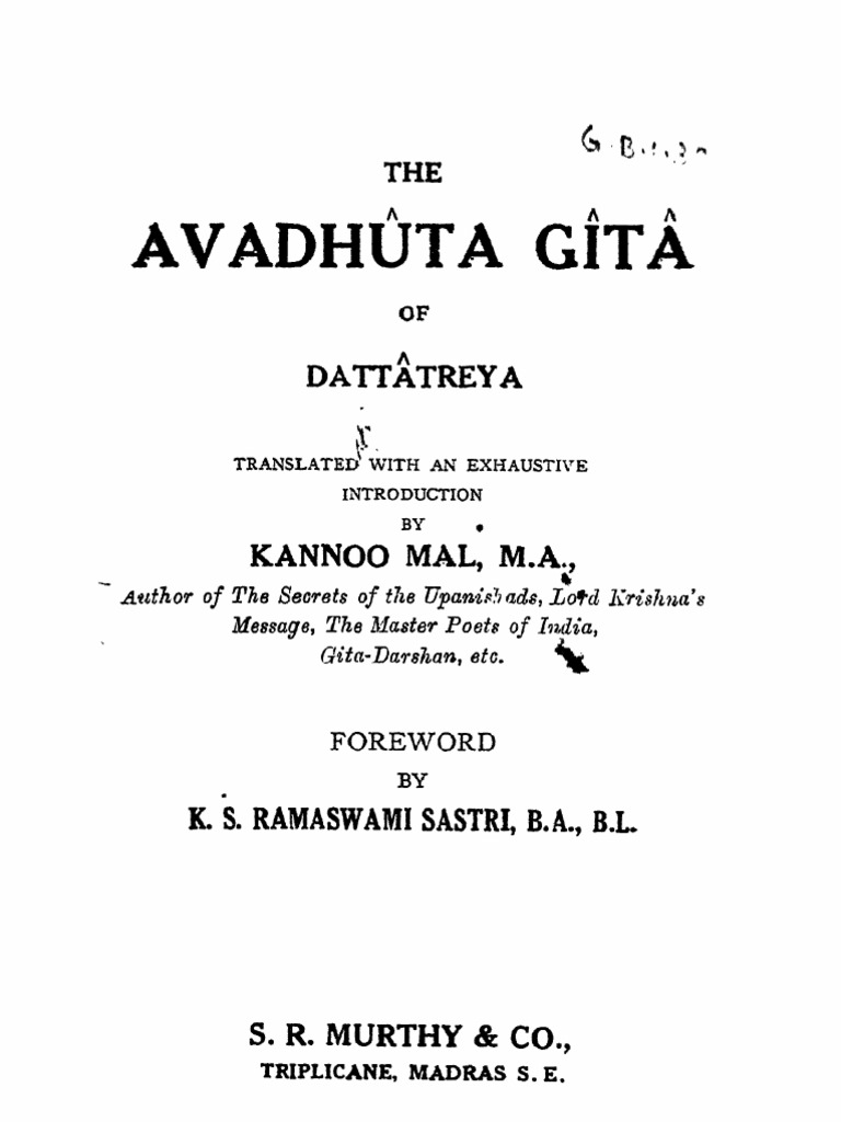 Avadhuta Gita English Ātman (Hinduism) Bhagavad Gita