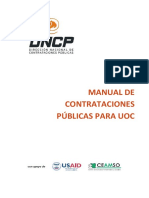 Manual de Contrataciones Publicas para Uoc