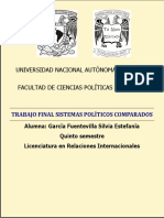 Trabajo Final Sistemas Políticos Comparados 