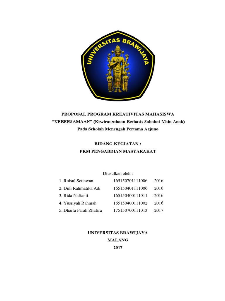 Proposal PKM Kewirausahaan Anak SMP | PDF