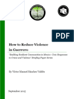 How To Reduce The Violence in Guerrero PDF