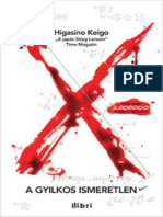 Keigo Higasino - X - A Gyilkos Ismeretlen PDF