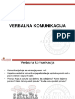 Verbalna Komunikacija