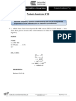 Problemas de Matemática Financiera resueltos