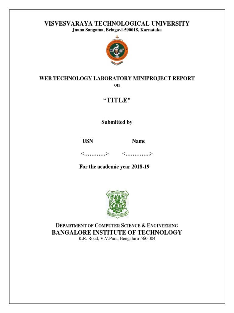 Final Front Sheet Wtmini 2018 | PDF
