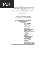 Trump v Karnoski Et Al Cert Petition