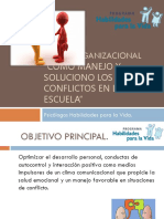 Taller Clima Organizacional Escuela G-27