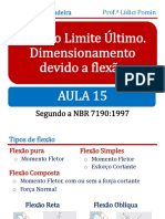 Aula 15 ELU Dimensionamento À Flexão