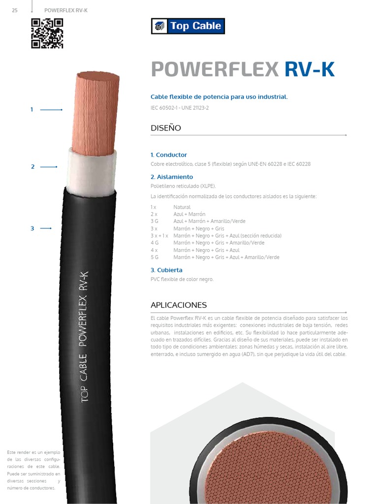Powerflex RV-K Esp | PDF | Electricidad | Materiales