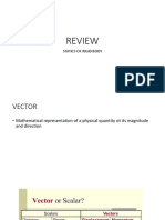 Review: Statics of Rigid Body