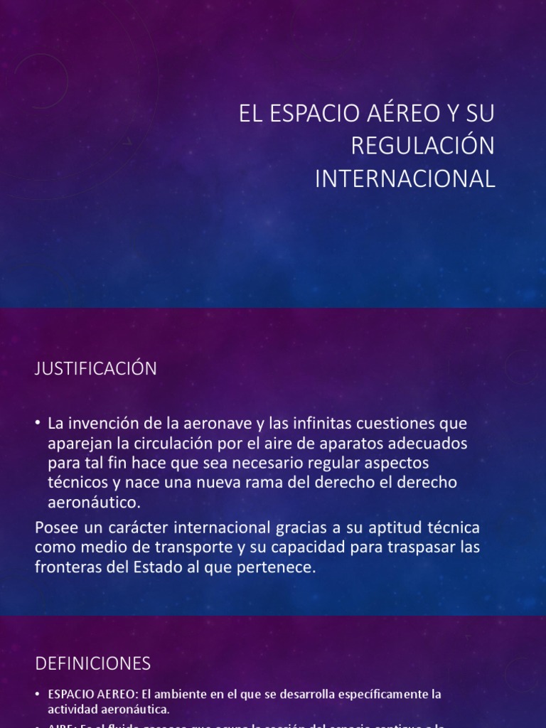 El Espacio Aéreo y Su Regulación Internacional Transporte aerolíneas Prueba gratuita de 30