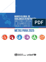 Metas 2025 Oms Unicef