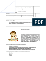 Prueba de Conocimiento Previo de Cuarto Medio Fila B